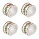 Set 4 inele pentru servet din portelan, 4.5 cm, Magie de Noel - SIMONA'S COOKSHOP